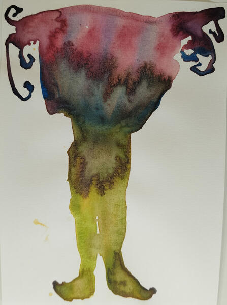 A5, watercolor. 15€