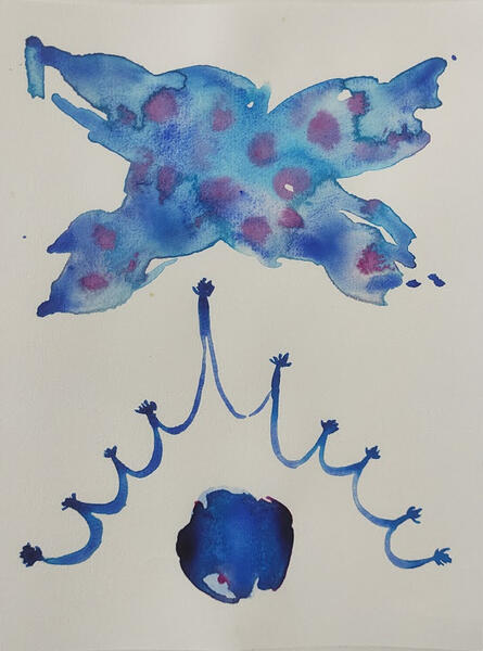 A5, watercolor. 15€