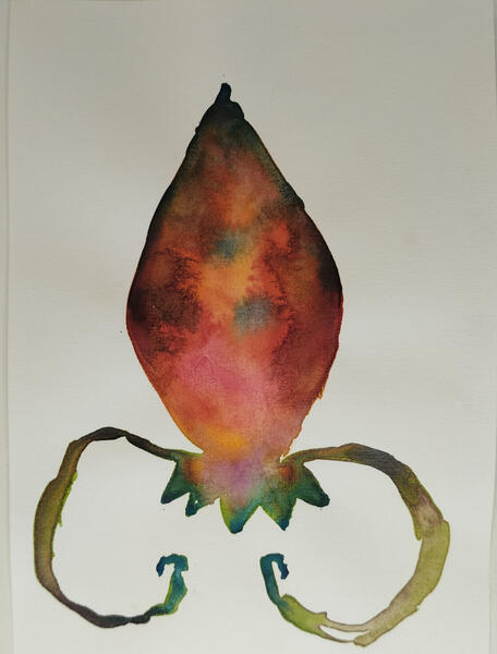 A5, watercolor. 15€