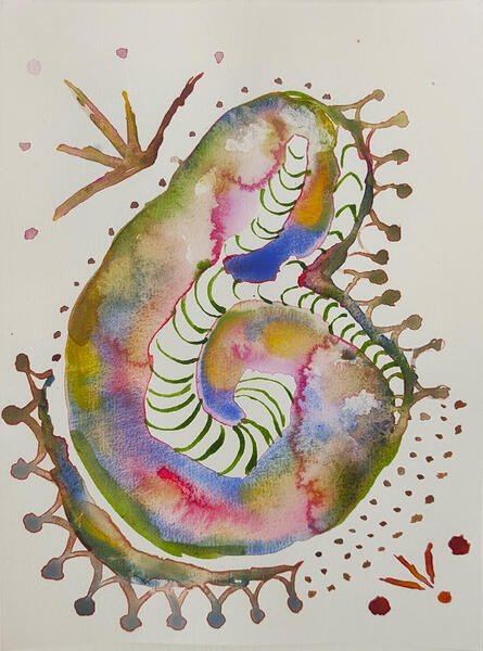 A5, watercolor. 35€