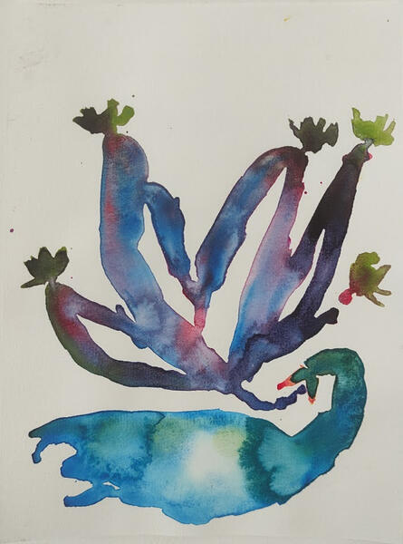 A5, watercolor. 25€