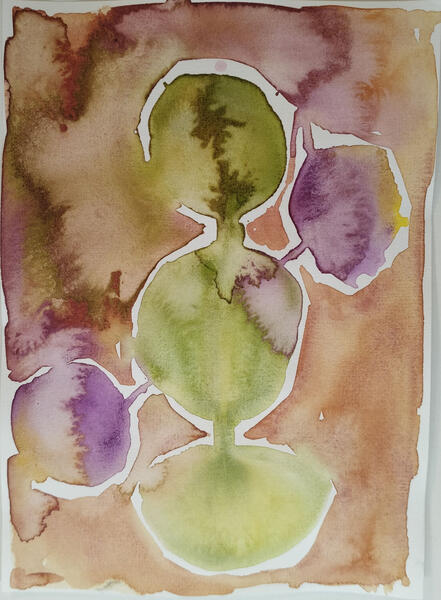 A5, watercolor. 15€