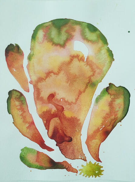 A5, watercolor. 25€