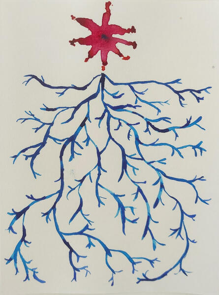 A5, watercolor. 15€