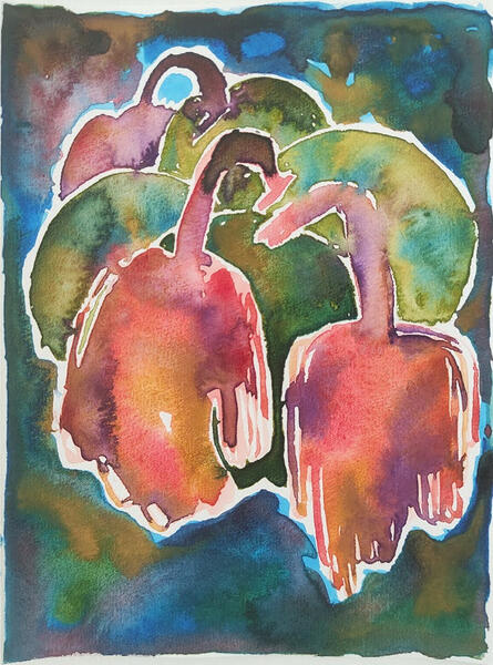 A5, watercolor. 25€