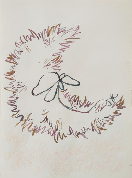 A3, watercolor and color pencils. 25€