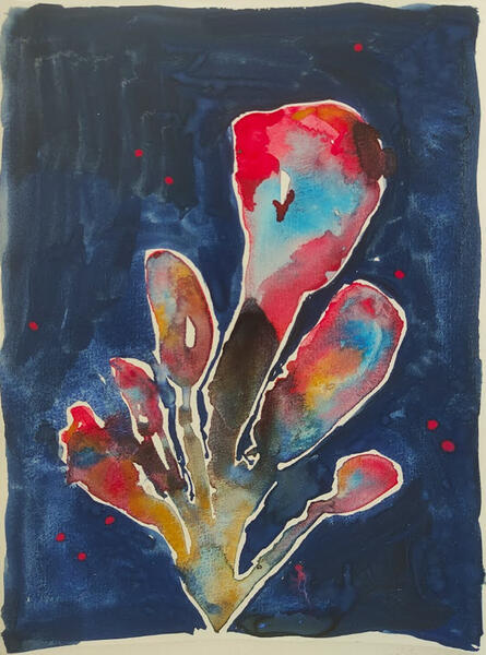A5, watercolors and gouache. 50€