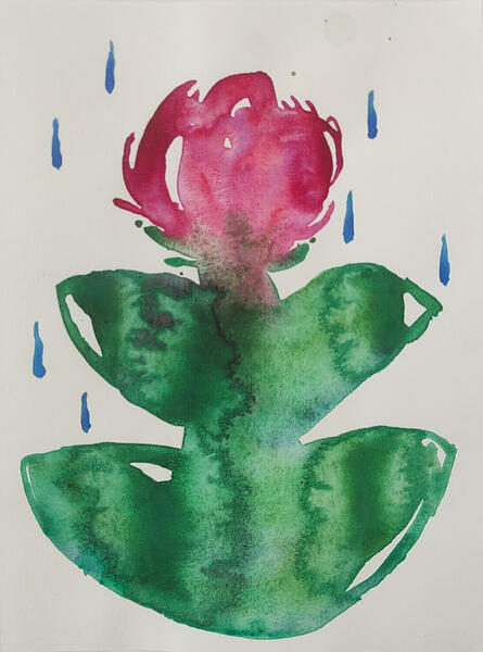 A5, watercolor. 25€