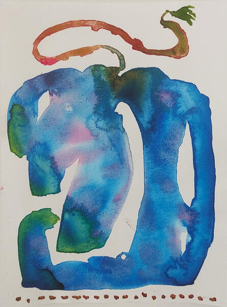 A5, watercolor. 15€