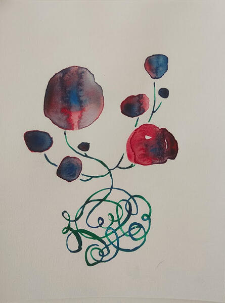 A5, watercolor. 15€