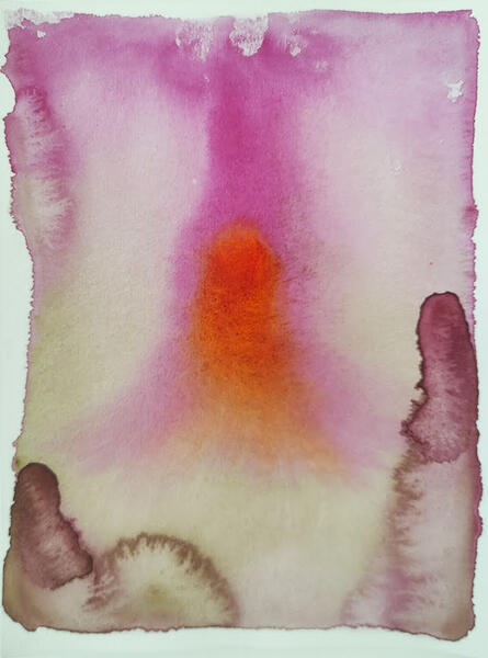 A5, watercolor. Not for sale