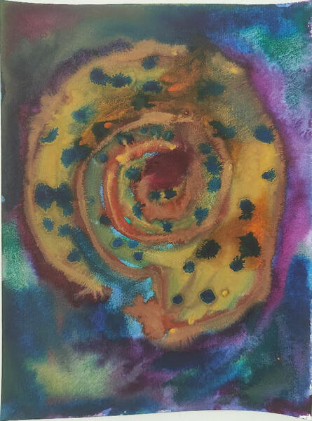 A5, watercolor. 35€