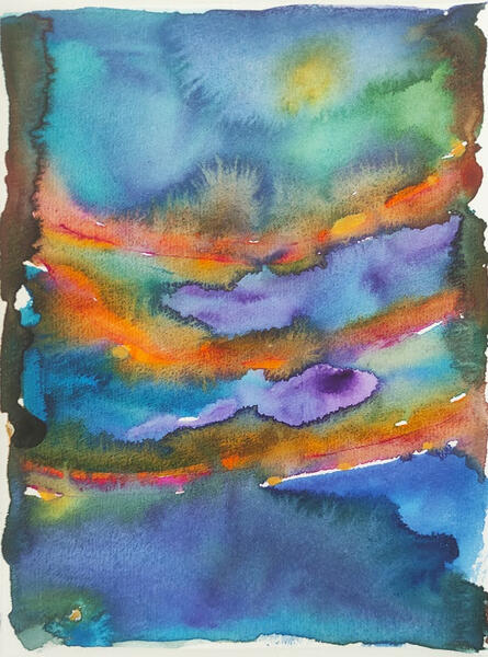 A5, watercolor. 50€