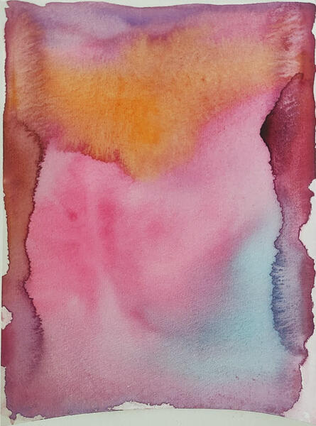 A5, watercolor. Not for sale.