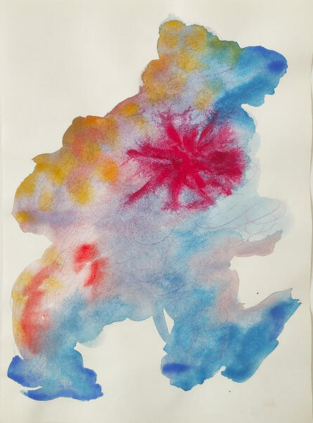 A3, watercolor and color pencils. 25€