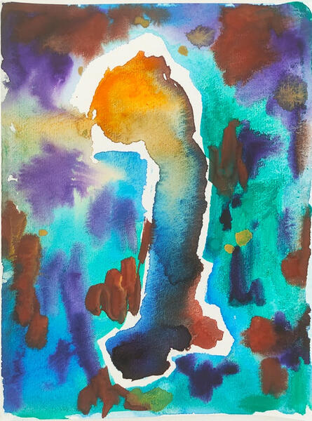 A5, watercolor. 25€