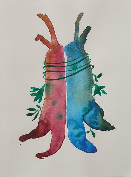 A5, watercolor. Pay what you want.