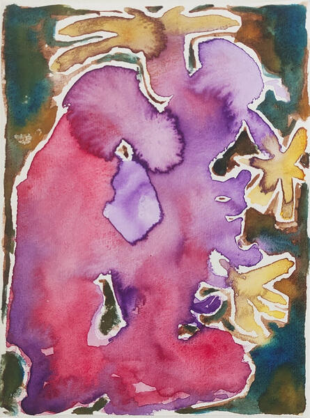 A5, watercolor. 25€