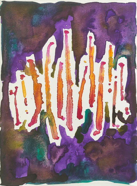 A5, watercolor. 25€