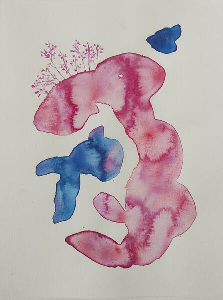 A5, watercolor. 25€