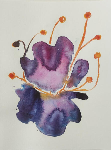 A5, watercolor. 15€