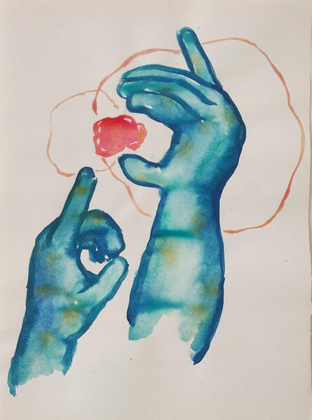 A3, watercolor. Pay what you want.