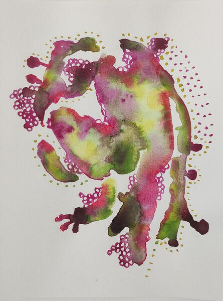 A5, watercolor. 15€