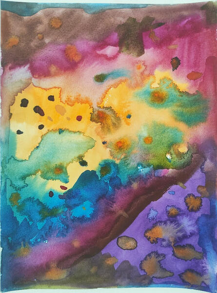 A5, watercolor. 25€