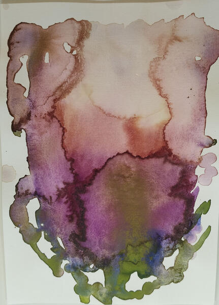 A5, watercolor. 15€