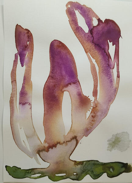 A5, watercolor. 10€