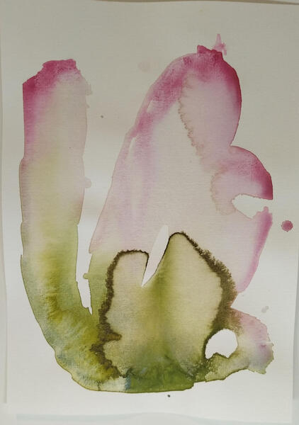 A5, watercolor. 15€