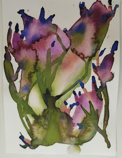 A5, watercolor. 50€