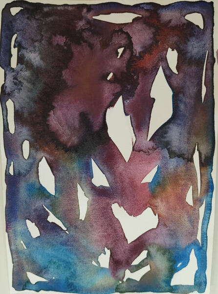 A5, watercolor. 15€