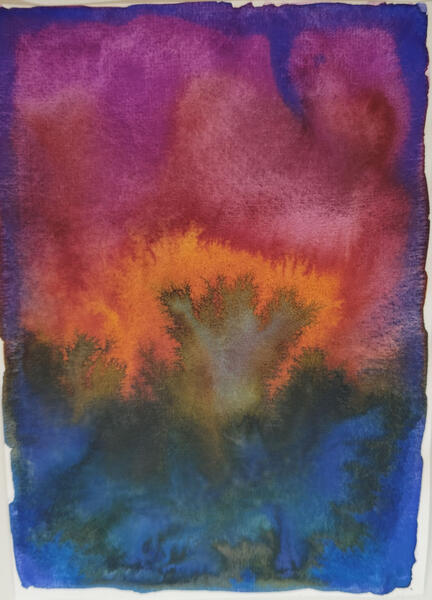 A5, watercolor. 25€