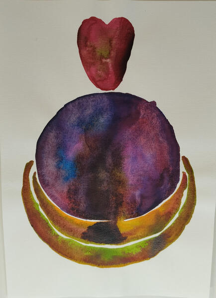 A5, watercolor. 25€