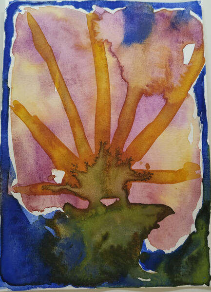 A5, watercolor. 50€