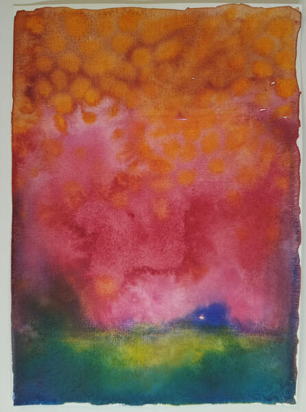 A5, watercolor. 50€